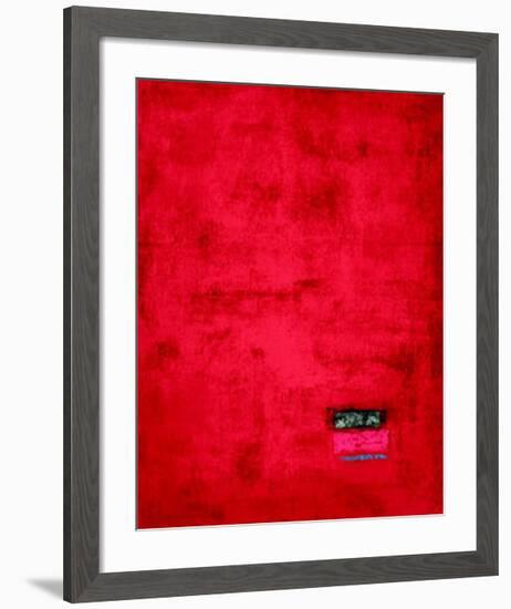 Untitled, c.1991 (Red)-Jürgen Wegner-Framed Serigraph