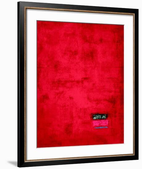 Untitled, c.1991 (Red)-Jürgen Wegner-Framed Serigraph