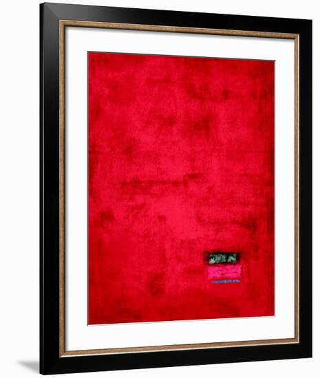 Untitled, c.1991 (Red)-Jürgen Wegner-Framed Serigraph