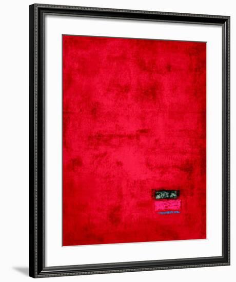 Untitled, c.1991 (Red)-Jürgen Wegner-Framed Serigraph