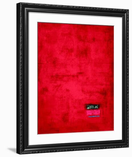 Untitled, c.1991 (Red)-Jürgen Wegner-Framed Serigraph