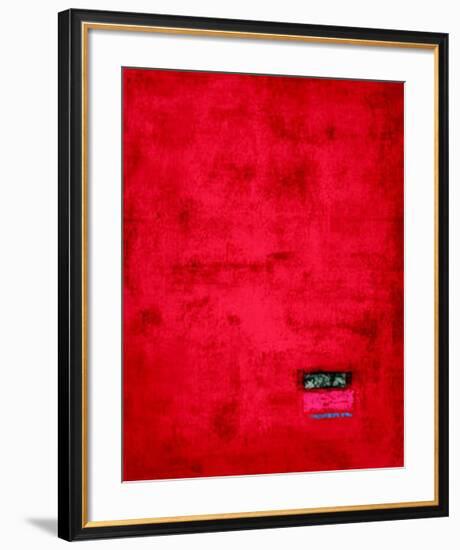 Untitled, c.1991 (Red)-Jürgen Wegner-Framed Serigraph