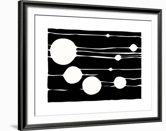 Untitled, c.2009 (black)-Carl Abbott-Framed Serigraph