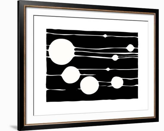 Untitled, c.2009 (black)-Carl Abbott-Framed Serigraph