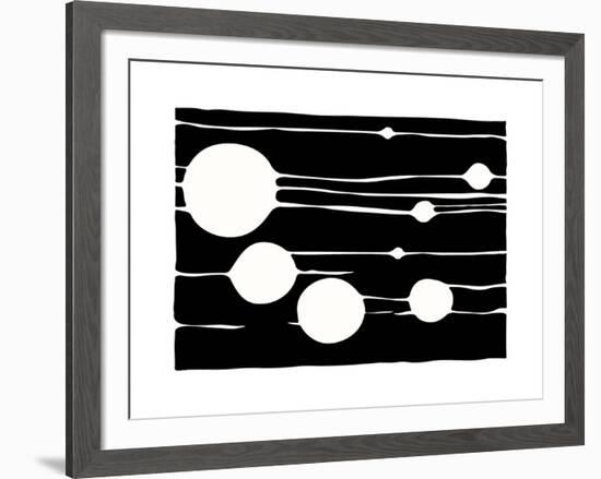 Untitled, c.2009 (black)-Carl Abbott-Framed Serigraph