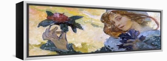 Untitled, C1880-1930-Alphonse Mucha-Framed Premier Image Canvas