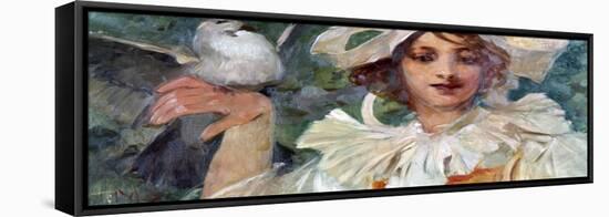 Untitled, C1880-1930-Alphonse Mucha-Framed Premier Image Canvas