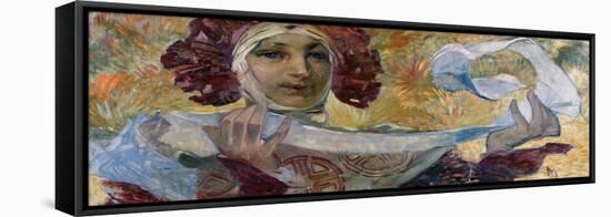 Untitled, C1880-1930-Alphonse Mucha-Framed Premier Image Canvas