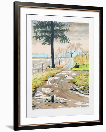 Untitled - Country Road-Clarence Holbrook Carter-Framed Collectable Print