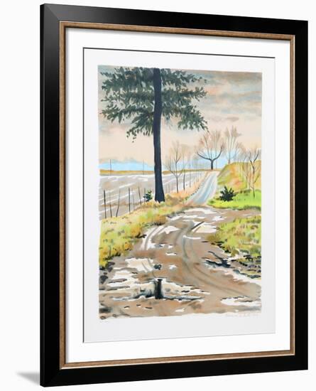 Untitled - Country Road-Clarence Holbrook Carter-Framed Collectable Print