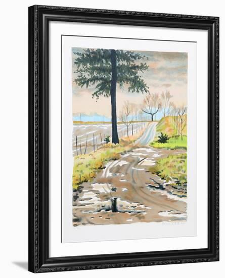 Untitled - Country Road-Clarence Holbrook Carter-Framed Collectable Print