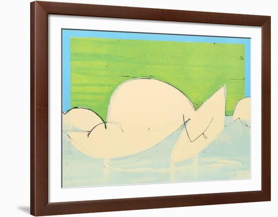 Untitled - Cubist Nude-Dimitri Petrov-Framed Limited Edition