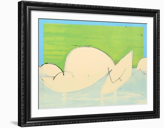 Untitled - Cubist Nude-Dimitri Petrov-Framed Limited Edition