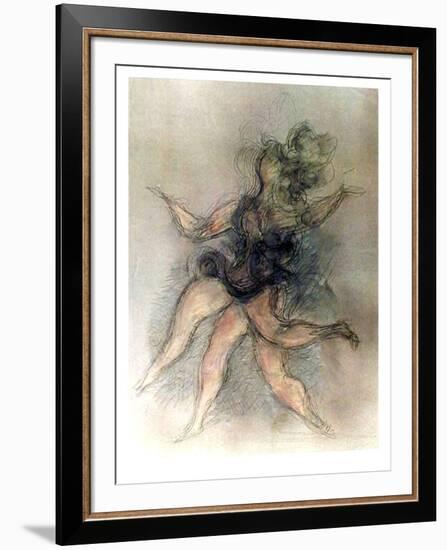 Untitled (Dancer)-Chaim Gross-Framed Limited Edition