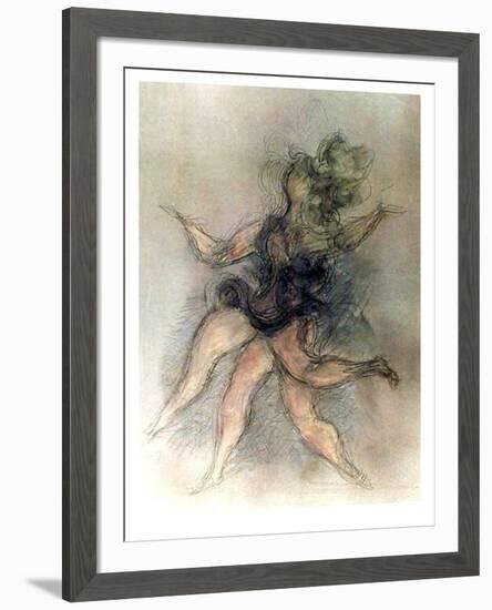 Untitled (Dancer)-Chaim Gross-Framed Limited Edition