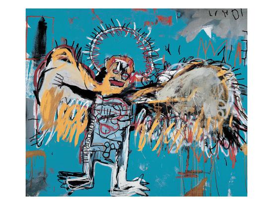 Untitled Fallen Angel 1981 Giclee Print Jean Michel Basquiat