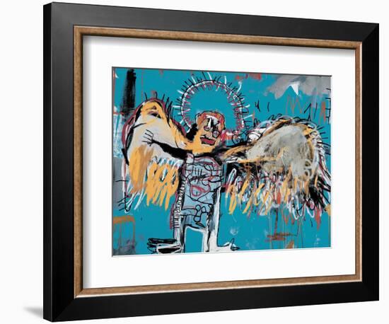 Untitled (Fallen Angel), 1981-Jean-Michel Basquiat-Framed Premium Giclee Print