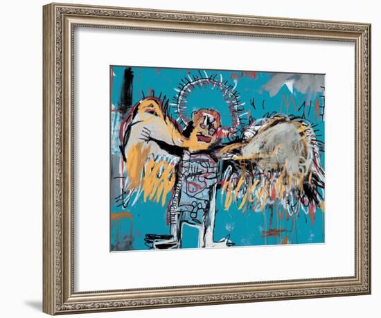 Untitled (Fallen Angel), 1981-Jean-Michel Basquiat-Framed Giclee Print