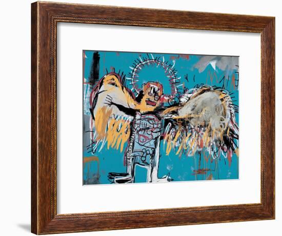 Untitled (Fallen Angel), 1981-Jean-Michel Basquiat-Framed Giclee Print