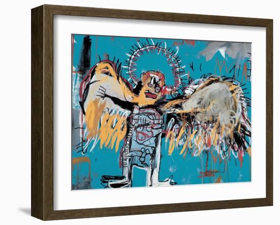 Untitled (Fallen Angel), 1981-Jean-Michel Basquiat-Framed Giclee Print