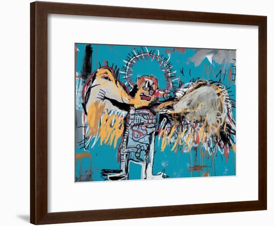 Untitled (Fallen Angel), 1981-Jean-Michel Basquiat-Framed Giclee Print