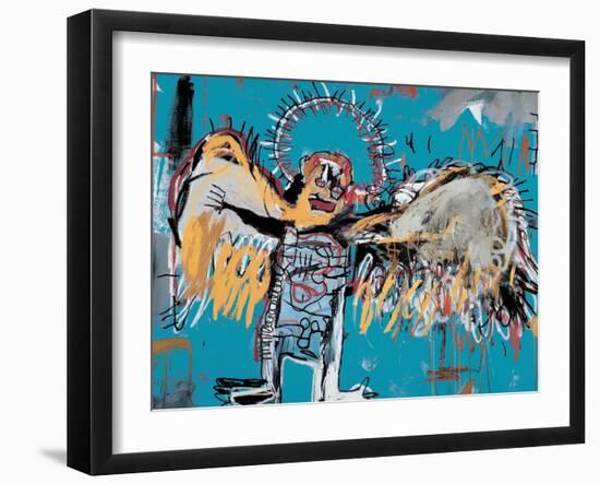 Untitled (Fallen Angel), 1981-Jean-Michel Basquiat-Framed Giclee Print