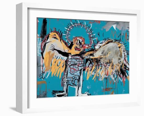 Untitled (Fallen Angel), 1981-Jean-Michel Basquiat-Framed Giclee Print