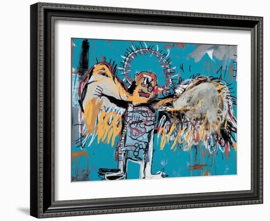 Untitled (Fallen Angel), 1981-Jean-Michel Basquiat-Framed Giclee Print