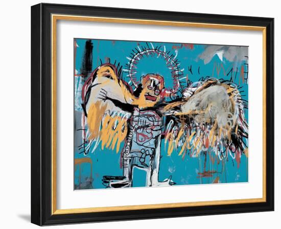 Untitled (Fallen Angel), 1981-Jean-Michel Basquiat-Framed Giclee Print