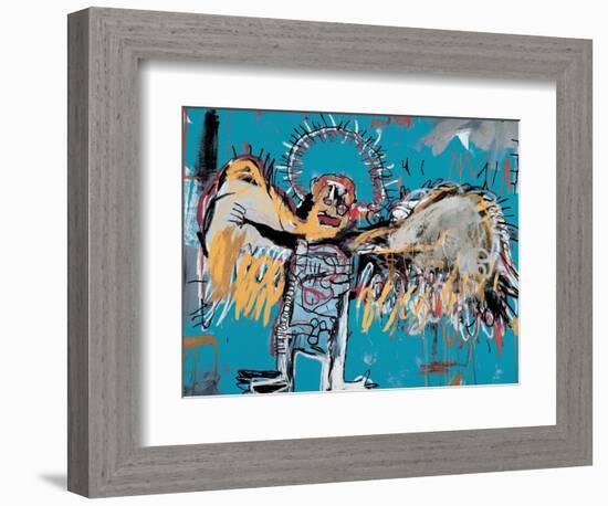 Untitled (Fallen Angel), 1981-Jean-Michel Basquiat-Framed Giclee Print