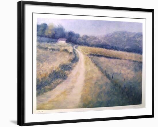 Untitled (Farm Lane)-David Cain-Framed Collectable Print