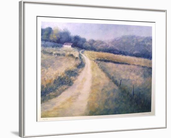 Untitled (Farm Lane)-David Cain-Framed Collectable Print