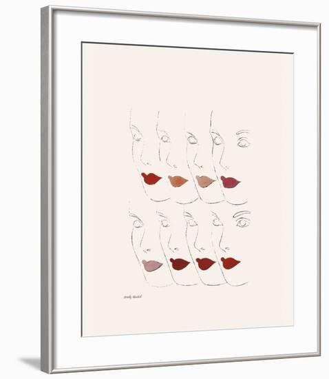 Untitled (Female Faces), c. 1960-Andy Warhol-Framed Giclee Print