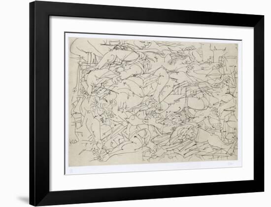 Untitled - Figurative Accumulation I-Dimitri Petrov-Framed Limited Edition