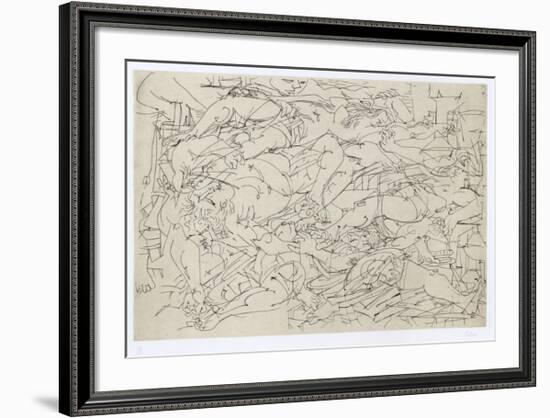 Untitled - Figurative Accumulation I-Dimitri Petrov-Framed Limited Edition