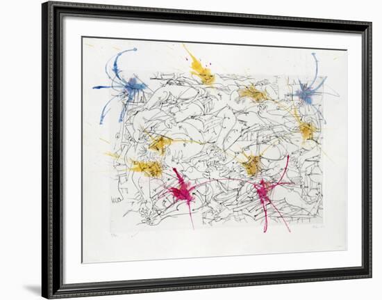 Untitled - Figurative Accumulation II-Dimitri Petrov-Framed Limited Edition