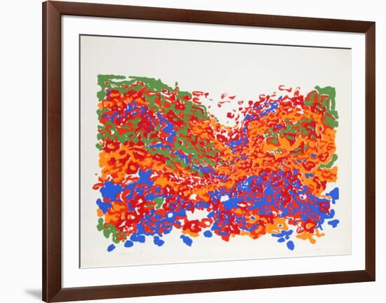 Untitled - Floral Landscape-Nadine Prado-Framed Serigraph