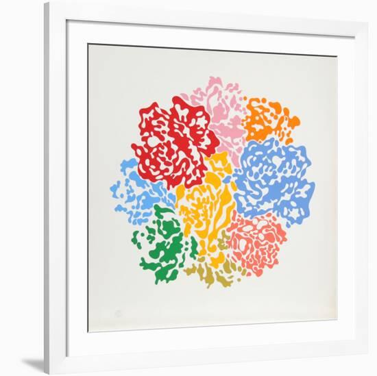 Untitled - Flower Bouqet-Nadine Prado-Framed Serigraph