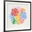 Untitled - Flower Bouqet-Nadine Prado-Framed Serigraph