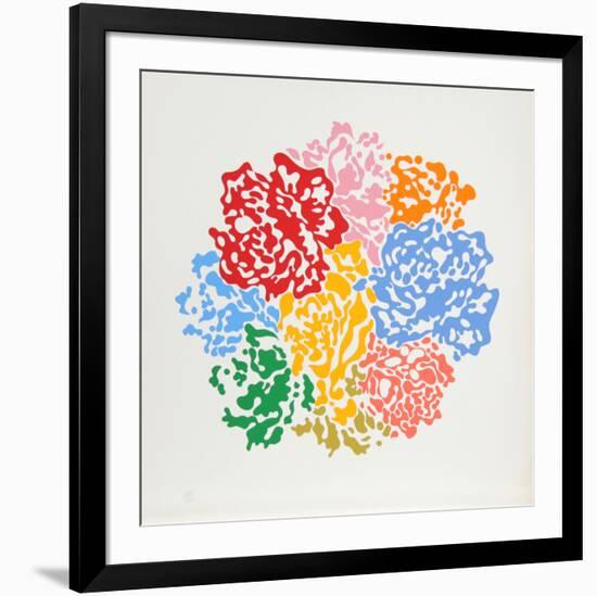 Untitled - Flower Bouqet-Nadine Prado-Framed Serigraph