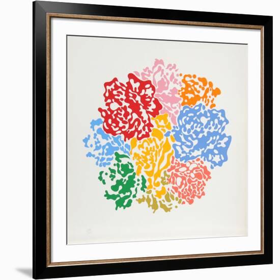 Untitled - Flower Bouqet-Nadine Prado-Framed Serigraph