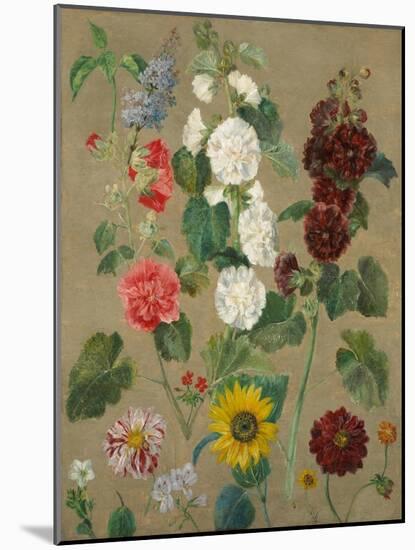 Untitled (Flowers)-Eugene Delacroix-Mounted Giclee Print