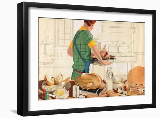 Untitled, from the Series 'Christmas Fare from the Empire'-F.C. Harrison-Framed Giclee Print