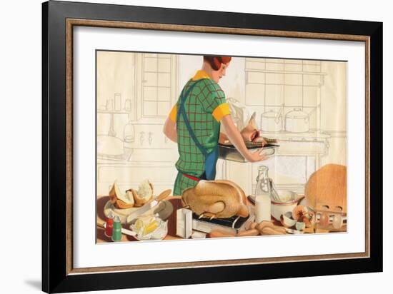 Untitled, from the Series 'Christmas Fare from the Empire'-F.C. Harrison-Framed Giclee Print