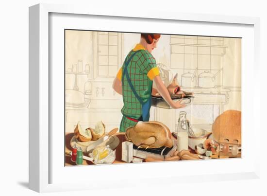 Untitled, from the Series 'Christmas Fare from the Empire'-F.C. Harrison-Framed Giclee Print