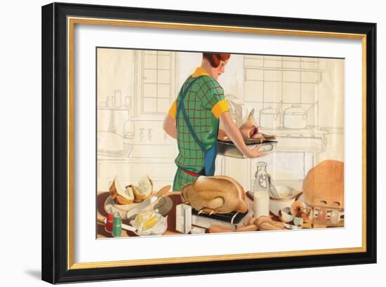 Untitled, from the Series 'Christmas Fare from the Empire'-F.C. Harrison-Framed Giclee Print