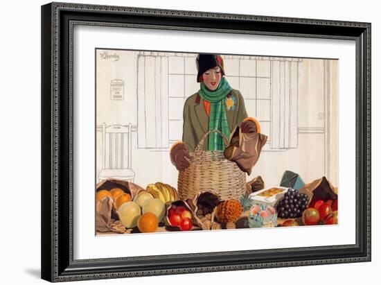 Untitled, from the Series 'Christmas Fare from the Empire'-F.C. Harrison-Framed Giclee Print