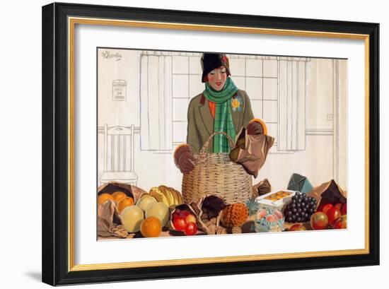 Untitled, from the Series 'Christmas Fare from the Empire'-F.C. Harrison-Framed Giclee Print