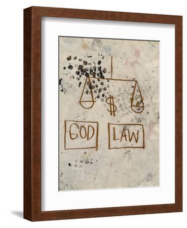 'Untitled (God - Law)' Giclee Print - Jean-Michel Basquiat | Art.com