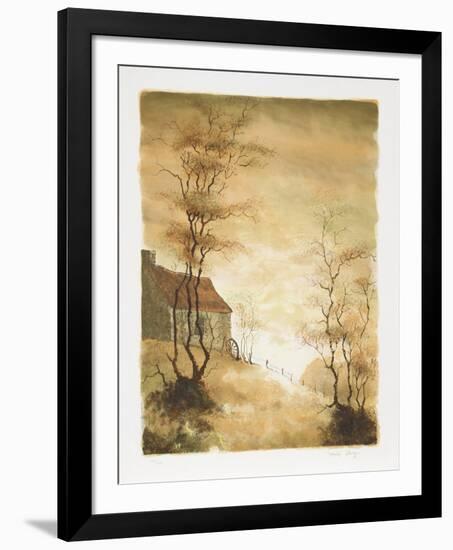 Untitled - Golden Fields-Bernard Charoy-Framed Collectable Print